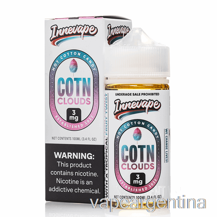 Nubes De Algodon - E-liquidos Innevape - 100ml 6mg Vape Argentina